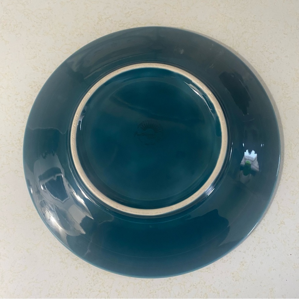 Fiestaware 2000 Juniper 9” Luncheon Plate Geometric Fiesta Homer Laughlin - Picture 7 of 8
